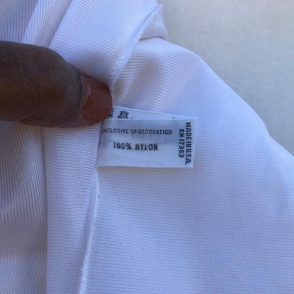 Komar Vintage White Nylon Lace Camisole Tank 34 - Picture 6 of 7